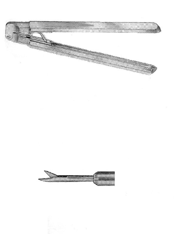 İZOLESİZ MAKAS I MODEL SAPLI  ÇAP : 5MM L:36CM